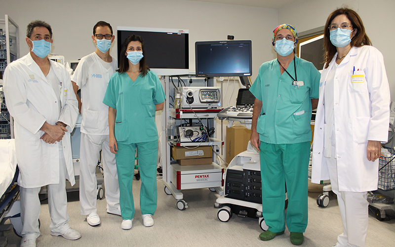 Realizado el primer procedimiento de ecoendoscospia en el Hospital Universitario San Pedro