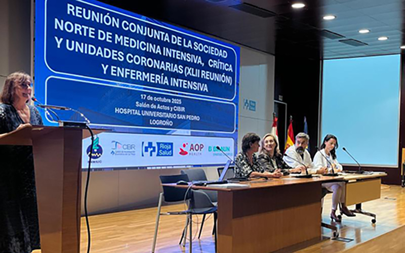 Cien profesionales de Cuidados Intensivos de hospitales del País Vasco, Navarra, Cantabria y La Rioja comparten experiencias en el Hospital San Pedro