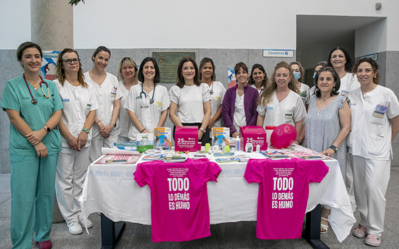 El Hospital Universitario San Pedro refuerza la prevención en el Día Mundial sin Tabaco durante la XXVII Semana sin Humo