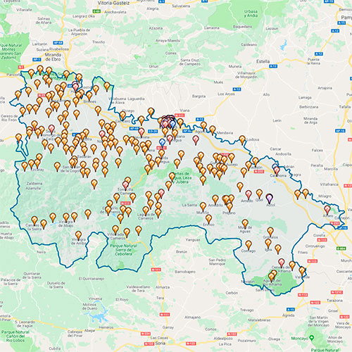 Mapa de centros sanitarios